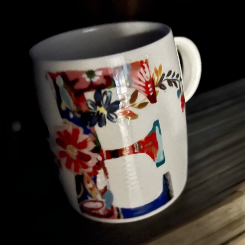 Anthropologie Starla M Halfmann E Mug